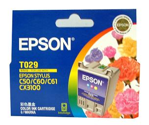 T029 P Cart for Epson Stylus C60 Colour Cartrid